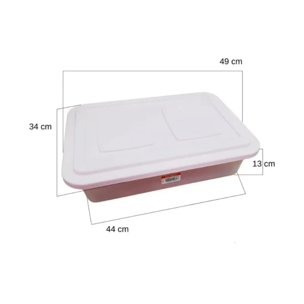 Hermético rectangular plástico 15,5 L – HERALDPLAST