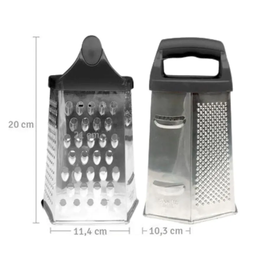 Rallador acero 6 caras hexagonal 20 cm - HUDSON