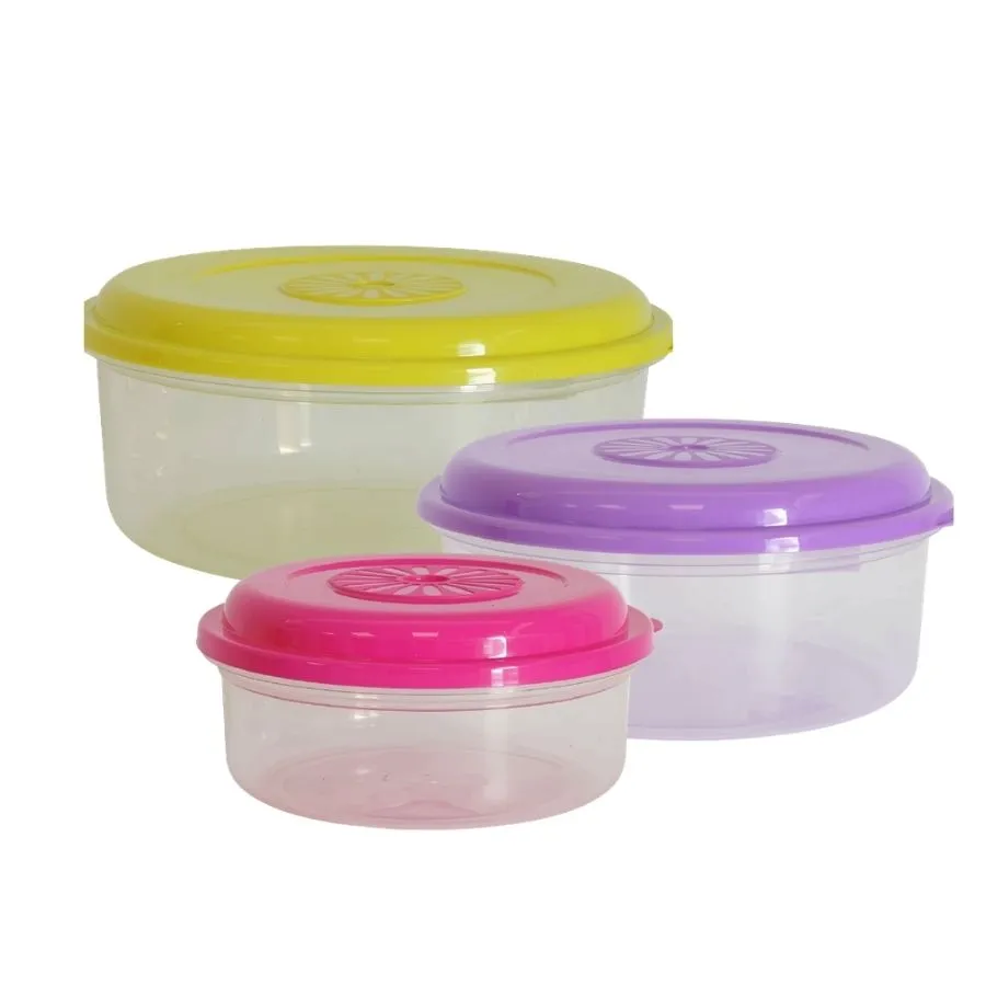 Set herméticos redondos x 3 – CEPLAST
