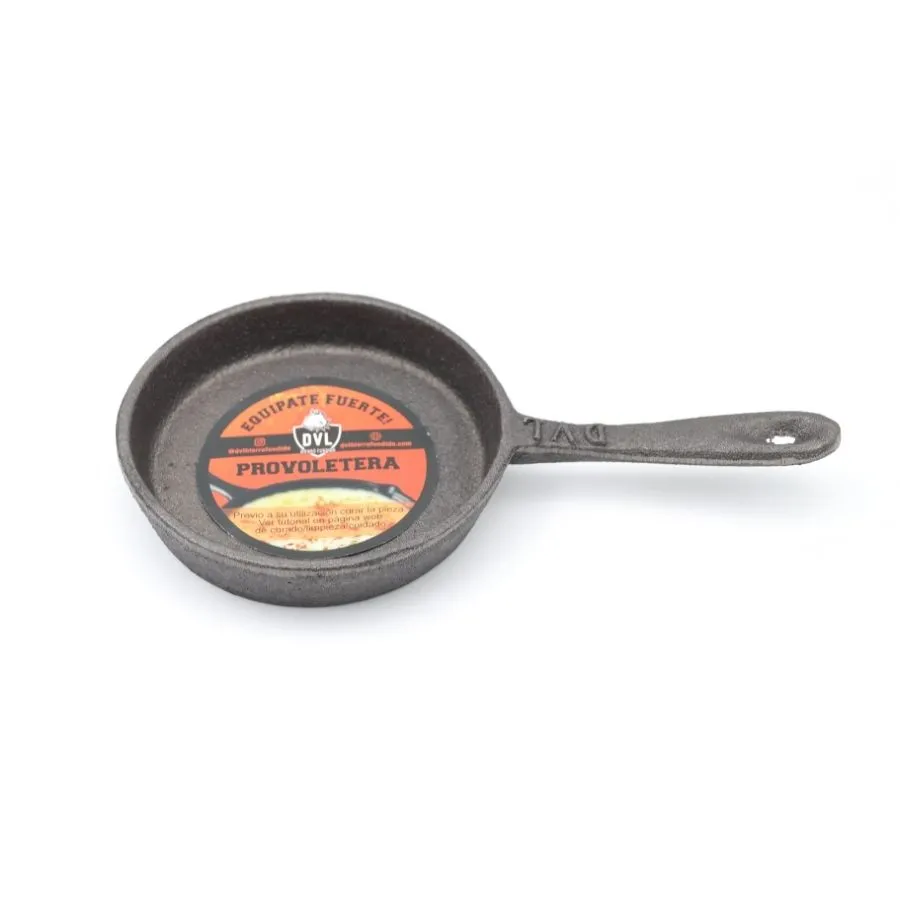 Provoletera de hierro fundido con mango de hierro 14 cm – DVL
