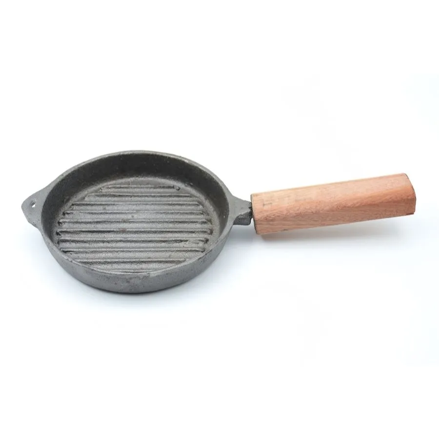 Provoletera de hierro fundido con mango de madera 14 cm – DVL