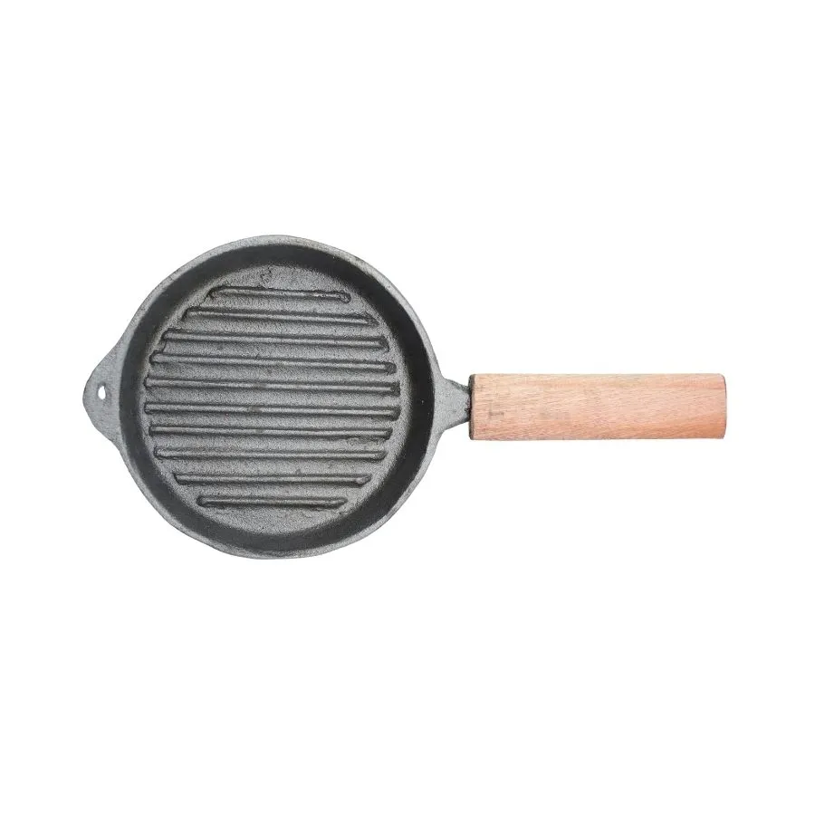 Provoletera de hierro fundido con mango de madera 14 cm – DVL