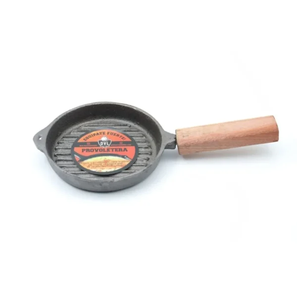 Provoletera de hierro fundido con mango de madera 14 cm – DVL