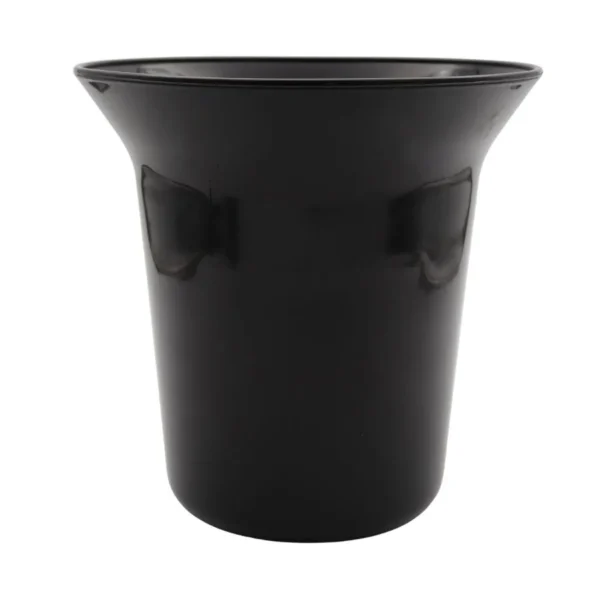 BALDE PLAST p/HIELO YESI "GDE" NEGRO