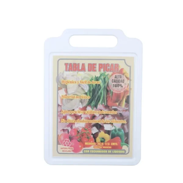 Tabla plástica para picar 36 x 25 cm – M.I.S. PLAST