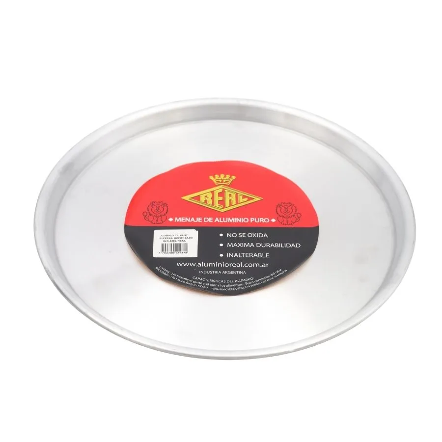 Pizzera de aluminio reforzada N° 35 – REAL
