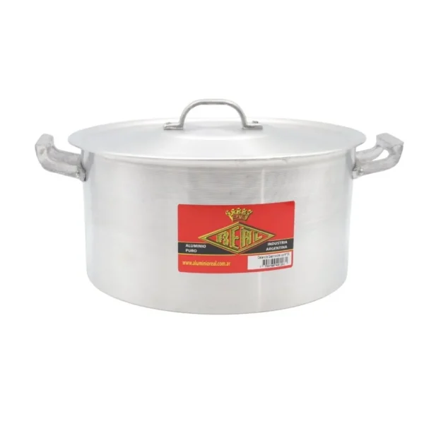Cacerola gastronómica de aluminio 28 cm (8,6 L) – REAL