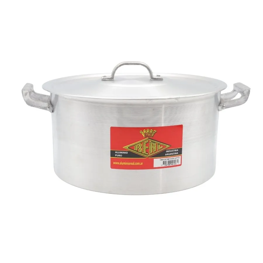 Cacerola gastronómica de aluminio 45 cm (35 L) – REAL