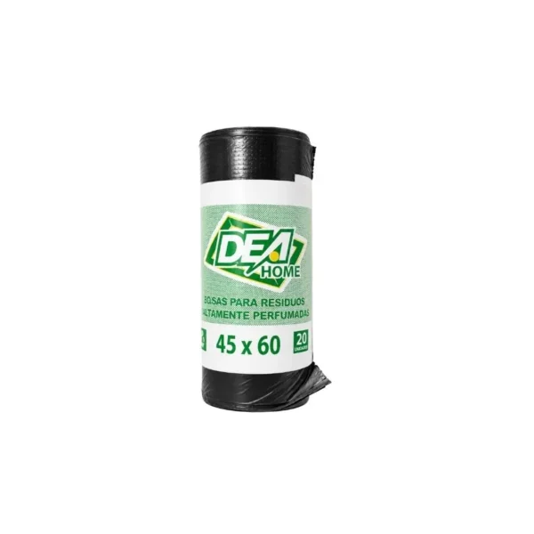 Bolsa residuos negra 45 x 60 cm x 20 u – DEA
