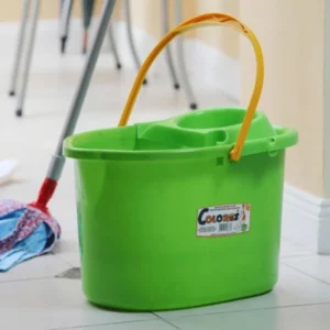BALDE 15 LT RECT C/ ESCUR "COLORES"