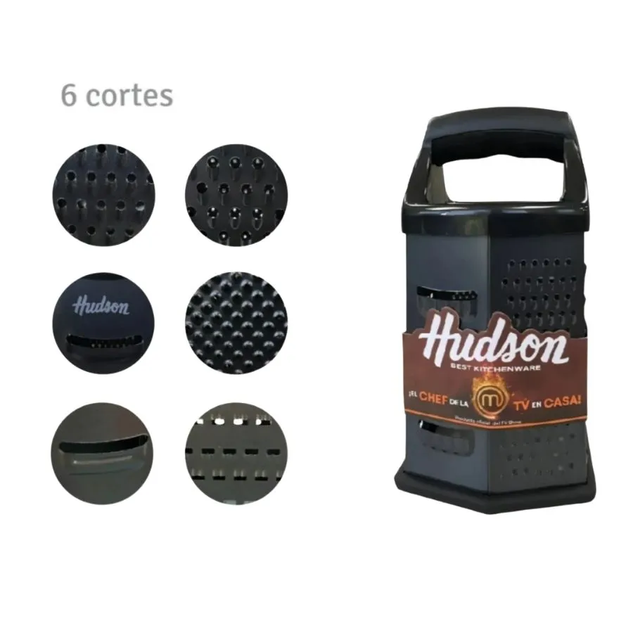 RALLADOR AC 6 CARAS HUD CH HEXA c/BASE TOTAL BLACK MC