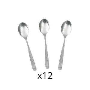 CUCHARA C-ACERO POSTRE x DOC
