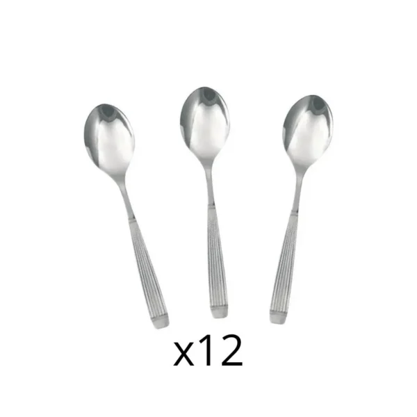 CUCHARA C-ACERO POSTRE x DOC