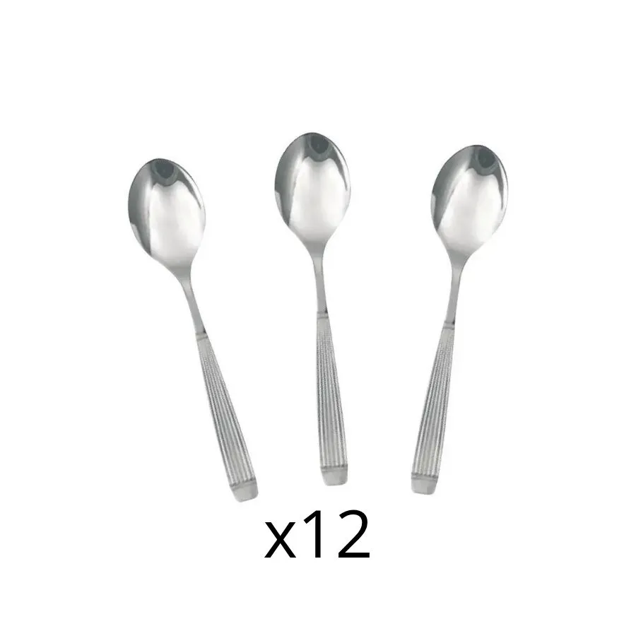 CUCHARA C-ACERO POSTRE x DOC