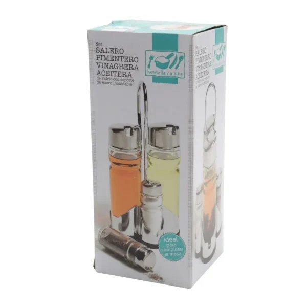 SALAD SET X 4 BASE + TAPA ACERO CUISINE
