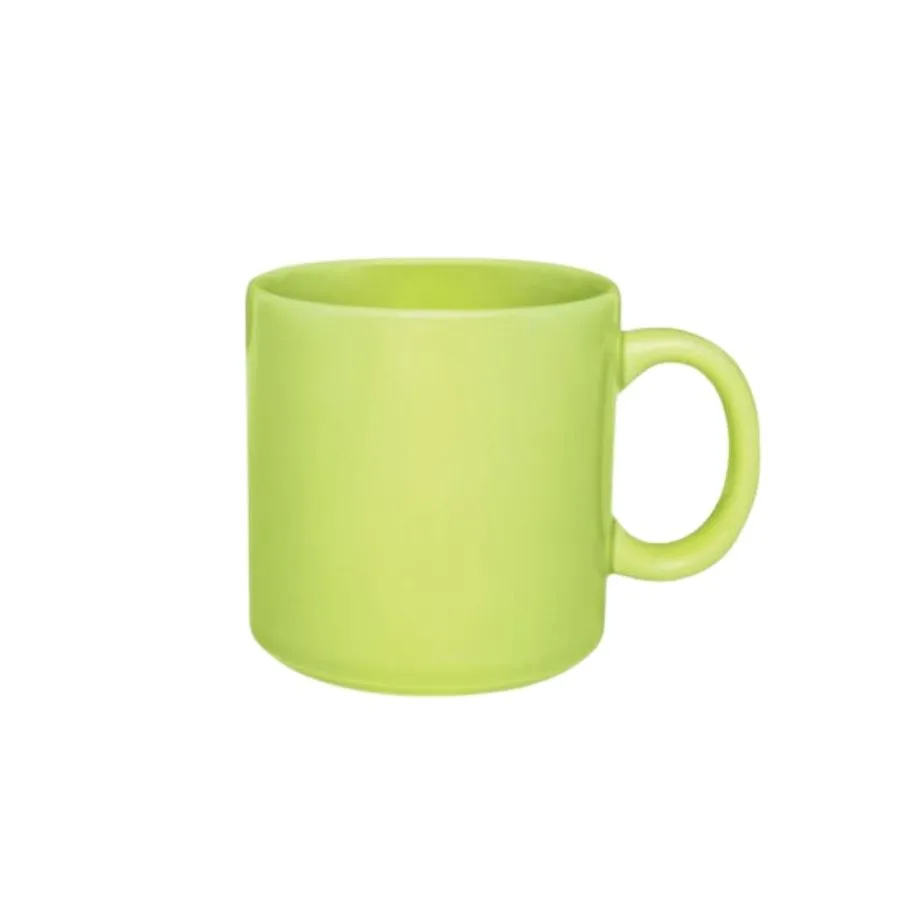 Jarro mug liso de cerámica 330 cc verde – BIONA