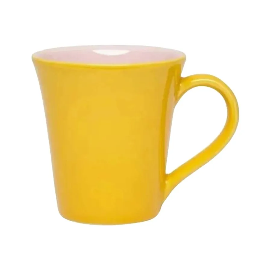 Jarro mug de cerámica Tulipa 330 ml lila/amarillo – OXFORD