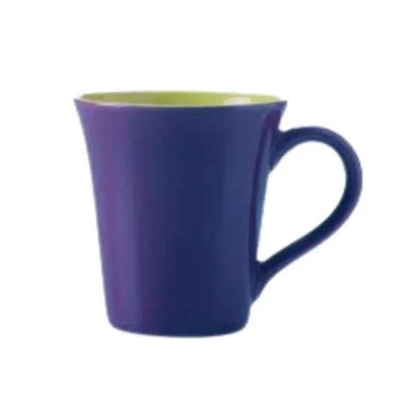 Jarro mug de cerámica Tulipa 330 ml violeta/amarillo – OXFORD