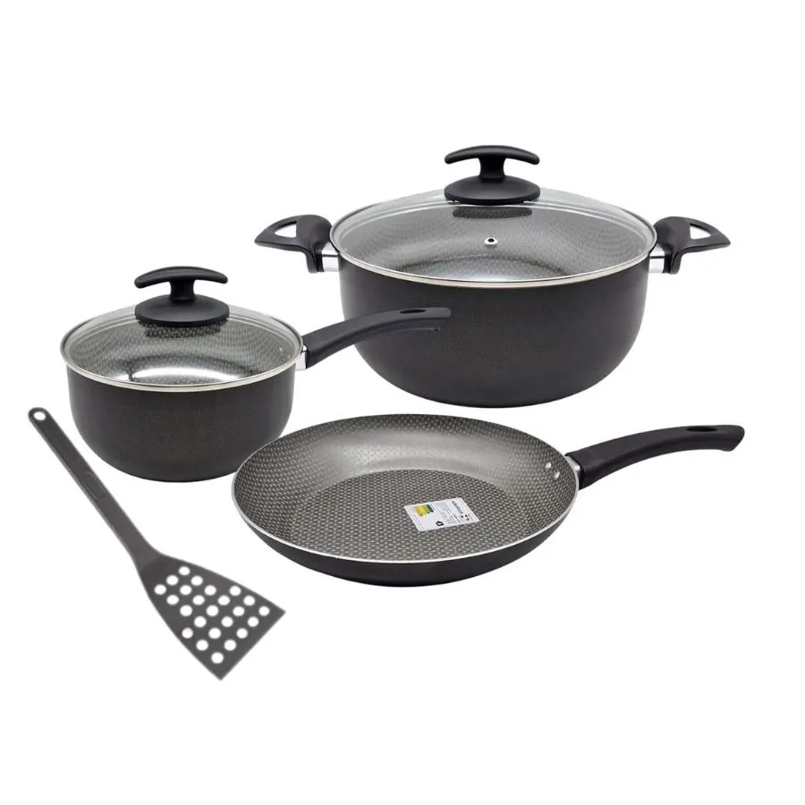 Batería de cocina antiadherente 5 piezas Gran Chef – FORTALEZA