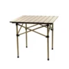 Mesa portátil desarmable de aluminio para camping 54 × 50 × 70 cm