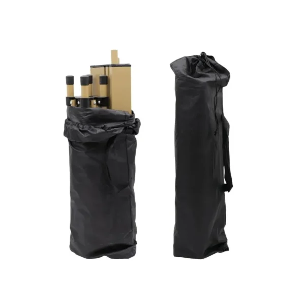 Mesa camping aluminio portátil desarmable 54 x 50 cm