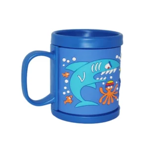 TAZA PLAST c/RELIEVE "TIBURON"