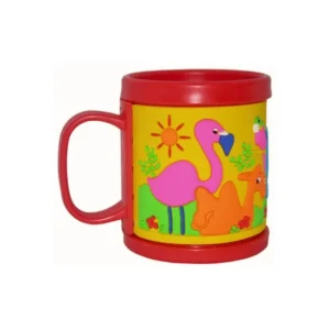TAZA PLAST c/ RELIEVE "ZOO"