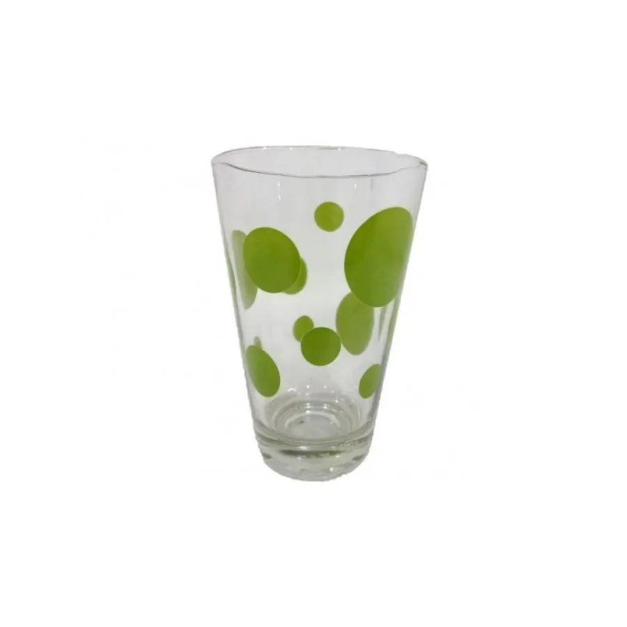 Set 6 vasos Tango Lunares verde 400 ml – DURAX