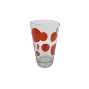 Set 6 vasos Tango Lunares rojo 400 ml – DURAX
