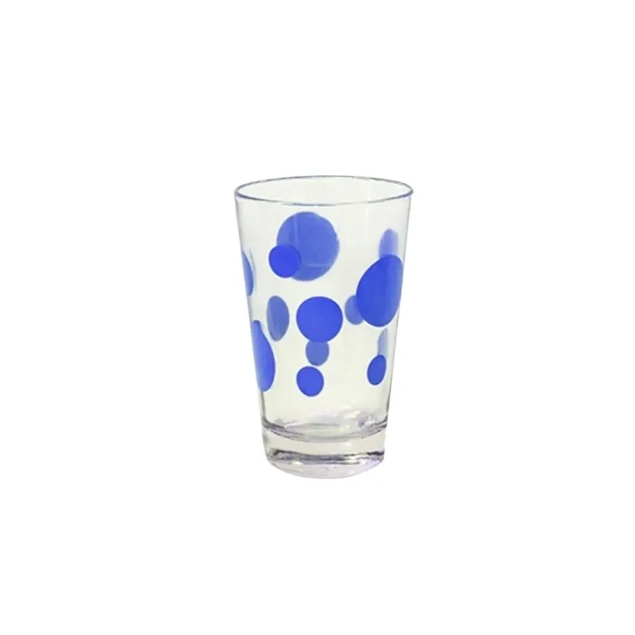 VASO VID DX TANGO LUNARES AZUL 400cc c/U