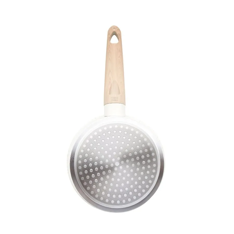 Cacerola antiadherente Granito blanca 16 cm – CAROL