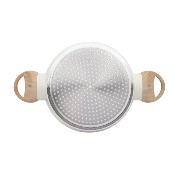 Cacerola antiadherente Granito blanca 20 cm – CAROL
