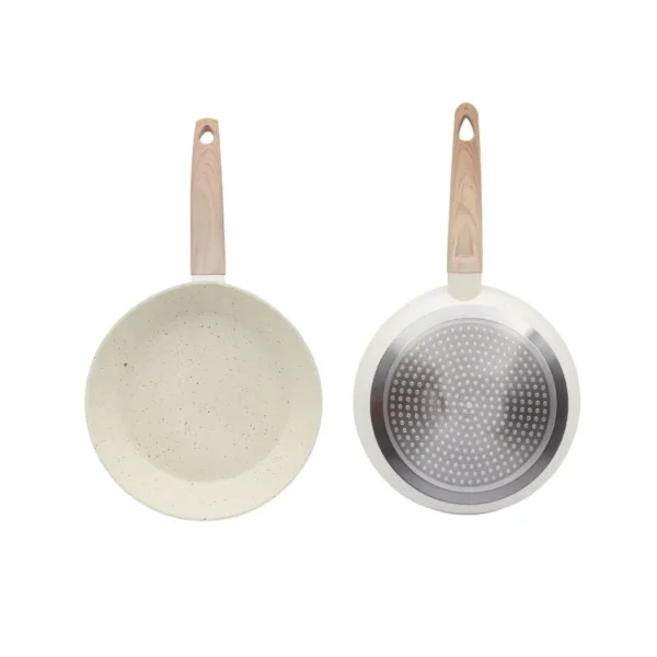 Sartén antiadherente Granito blanca 24 cm – CAROL