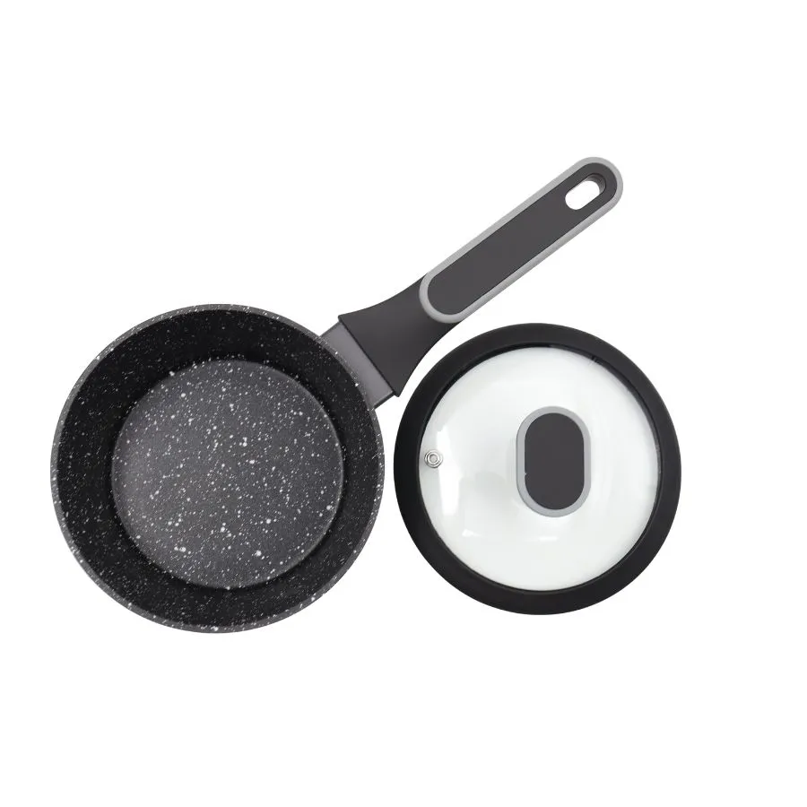 Cacerola antiadherente Granito negra 16 cm – CAROL