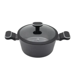Cacerola antiadherente Granito negra 18 cm – CAROL