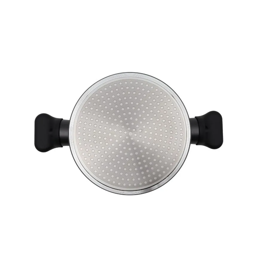 Cacerola antiadherente Granito negra 18 cm – CAROL