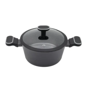 Cacerola antiadherente Granito negra 20 cm – CAROL