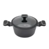 Cacerola antiadherente Granito negra 26 cm - CAROL