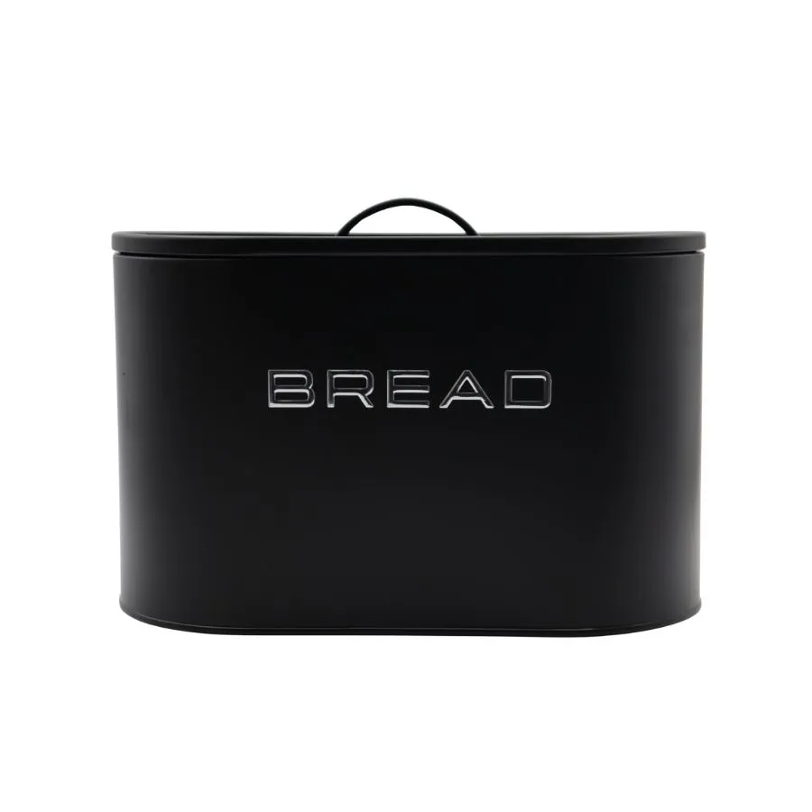 LATA OVAL KROL "BREAD" NEGRO c/PLATA 34*18*20