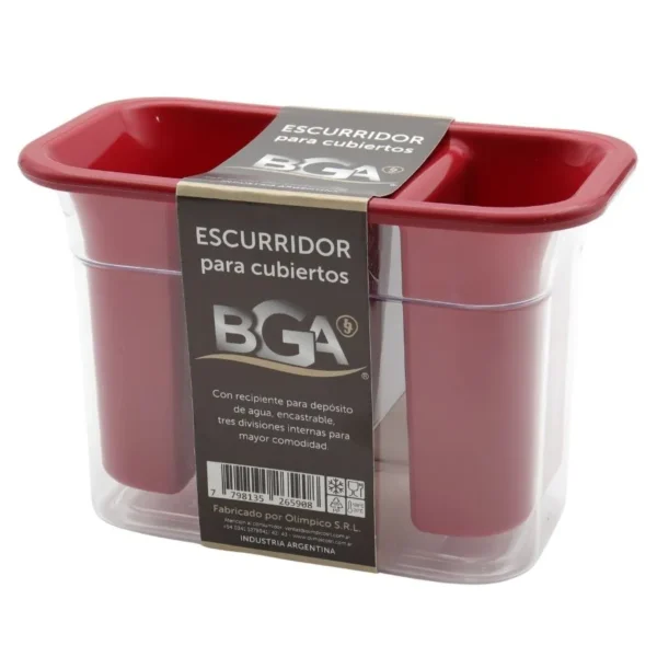 ESCURRE PLAST CUBIERT RECT BGA