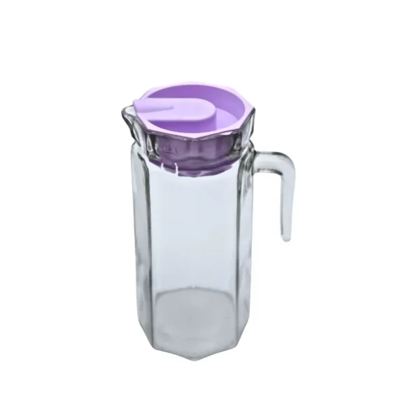 Jarra de vidrio 1,5 L con tapa color – OLÍMPICO