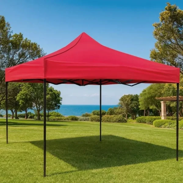 Gazebo plegable 2,9 × 2,9 × 2,3 m