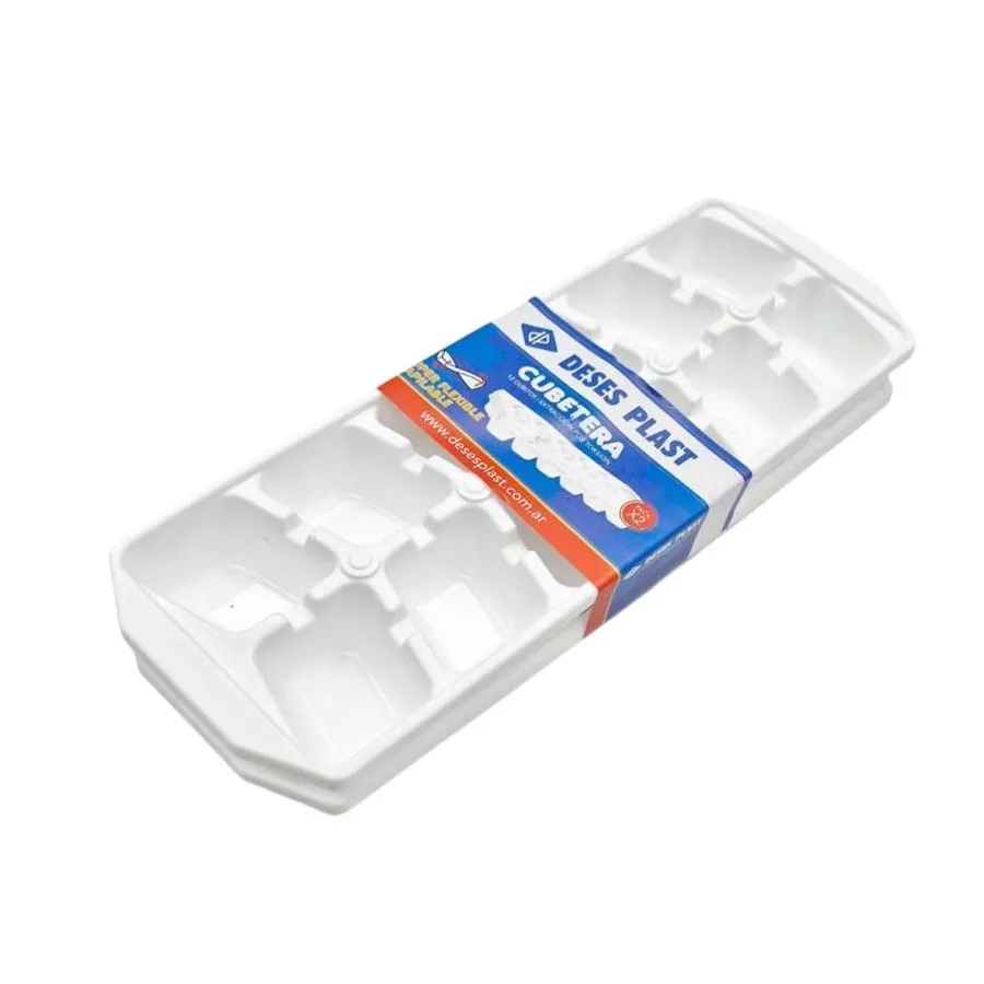 Cubetera plástica x 2 unidades 12 cubos - DESES PLAST