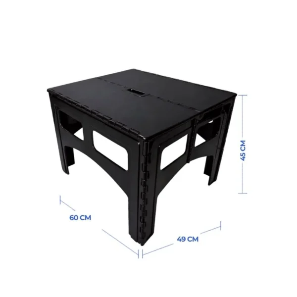 Mesa plástica plegable grande 60 x 50 x 45 cm – MIR