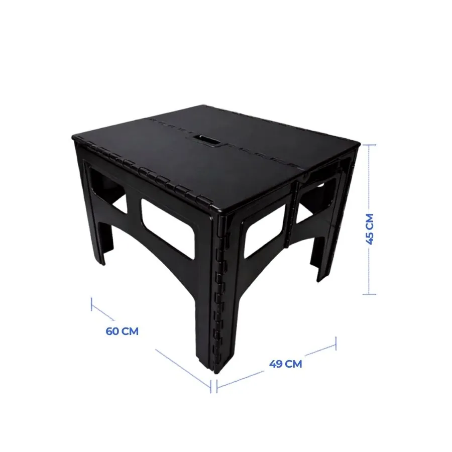 Mesa plástica plegable grande 60 x 50 x 45 cm - MIR