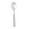 Cucharas acero inoxidable mango plástico x 12 - CAROL