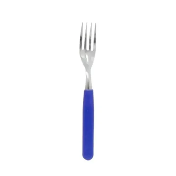 Tenedor mango plástico azul x 12 – CAROL