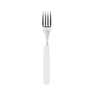 Tenedor mango plástico blanco x 12 – CAROL