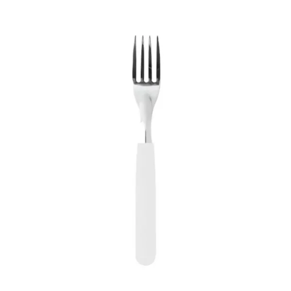 Tenedor mango plástico blanco x 12 – CAROL