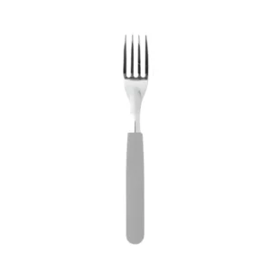 Tenedor mango plástico gris x 12 – CAROL